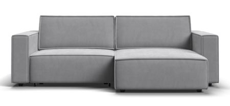 Угловой диван BOSS SOFT MODOOL велюр Monolit сталь