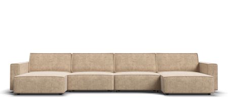 П-образный диван BOSS SOFT MODOOL Велюр Роял шампань