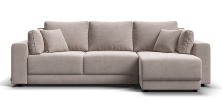 Угловой диван Босс Прайм ХЛ Велюр Monolit латте