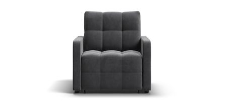 Кресло-кровать Денди Слим велюр Monolit серый