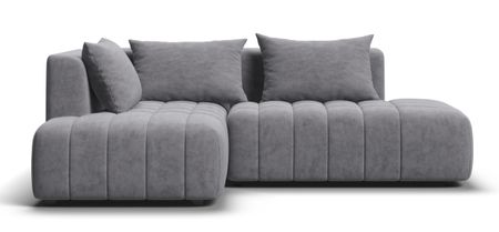 Угловой диван левый Босс Твин Велюр Роял агат