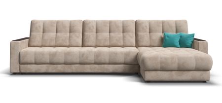 Угловой диван BOSS 3.0 MAX велюр Alkantara пепел