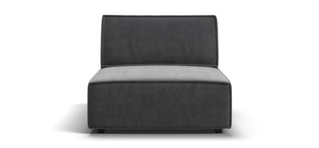 Оттоманка BOSS SOFT MODOOL велюр Monolit серый