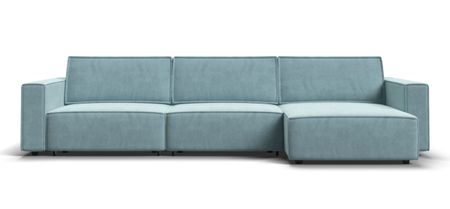 Угловой диван BOSS SOFT MODOOL MAX велюр Monolit аква