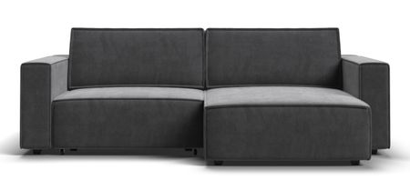 Угловой диван BOSS SOFT MODOOL велюр Monolit серый