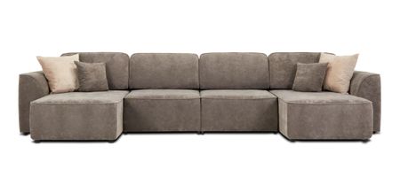 П-образный диван KING MODOOL Велюр Роял тауп