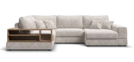 П-образный диван-кровать BOSS MODOOL шенилл IQ кварц