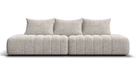 Диван Босс Твин прямой Шенилл IQ кварц