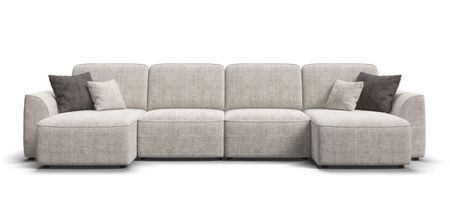 П-образный диван KING MODOOL шенилл IQ кварц