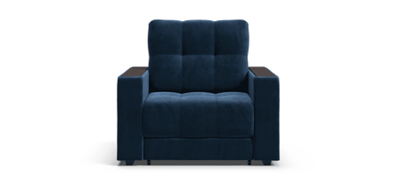 Кресло-кровать BOSS 2.0 велюр Monolit синий