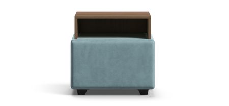 Тумба BOSS велюр MONOLIT Aqua NEW, Орех Селект