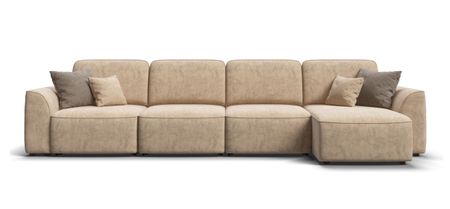 Угловой диван KING MODOOL MAX Велюр Роял шампань