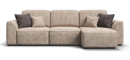 Угловой диван KING SE Велюр Alkantara пепел