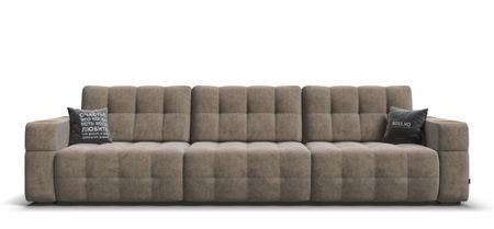 Диван BOSS.XO MAX Велюр Роял тауп / WOOD Smok