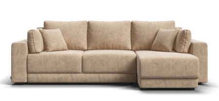 Угловой диван Босс Прайм ХЛ Велюр Роял шампань