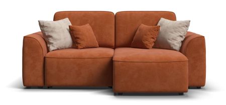 Угловой диван KING MODOOL Велюр Alkantara оранж