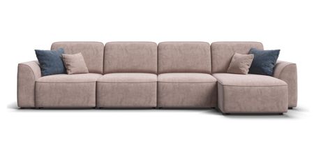 Угловой диван KING MODOOL MAX Велюр royal пион NEW