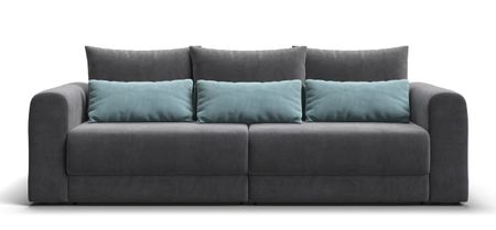 Модульный диван РИЧМОНД MODOOL Велюр Monolit серый