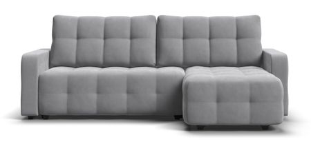 Угловой диван Dandy euro SE велюр Monolit сталь