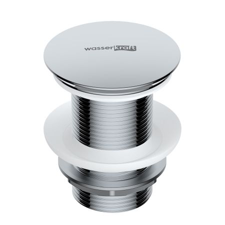Донный клапан WasserKraft клик-клак 1 1/4 хром (A244)