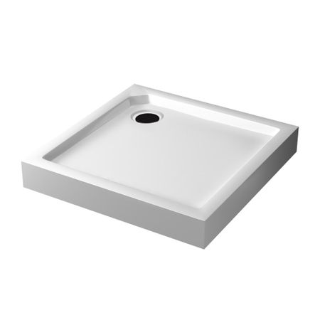 Поддон RGW SMC-C стеклопластик 90х90х14 см квадрат белый средний (12350199-01)