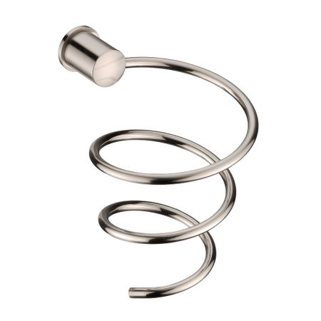 Держатель для фена WasserKraft на шуруп металл никель (K-1080N)