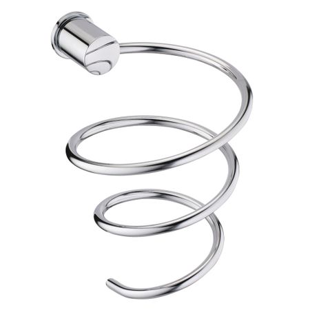 Держатель для фена WasserKraft на шуруп металл хром (K-1080)