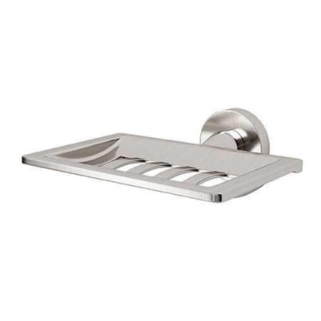 Мыльница для ванной WasserKraft Tauber с держателем металл никель (K-64469)