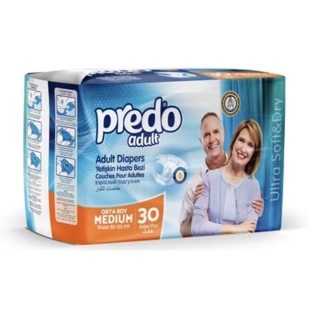 Подгузники для взрослых Predo Adult (M) 30 шт