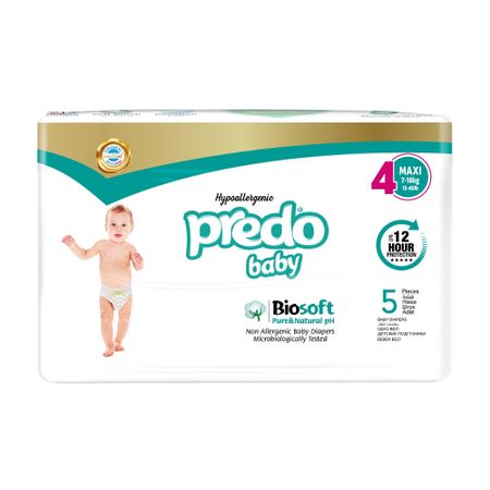 Подгузники Predo Baby №4 Maxi Size (7-18 кг) 5 шт
