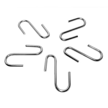 Крючок для ванной WasserKraft одинарный металл хром (5 шт.) (K-415)