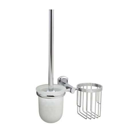 Ершик для унитаза WasserKraft Oder подвесной с корзиной для освежителя металл хром (K-3035) спецвыпуск книжной серии современники и классики вып 5