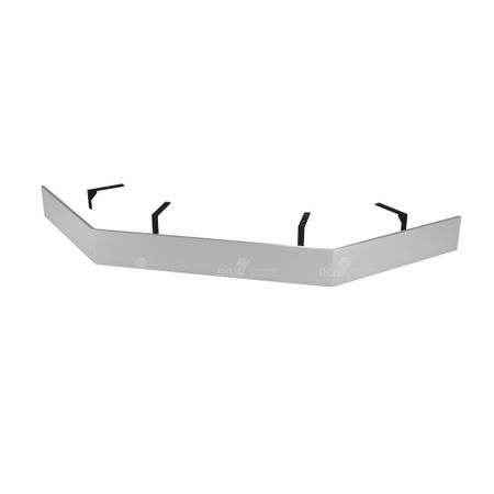 Экран для поддона RGW N/ST-61 W металл 100х100х10 см трапеция белый (50231700-01)