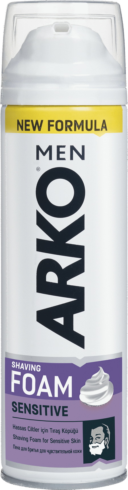 Пена для бритья Arko Men Extra Sensitive для чувствительной кожи, 200 мл