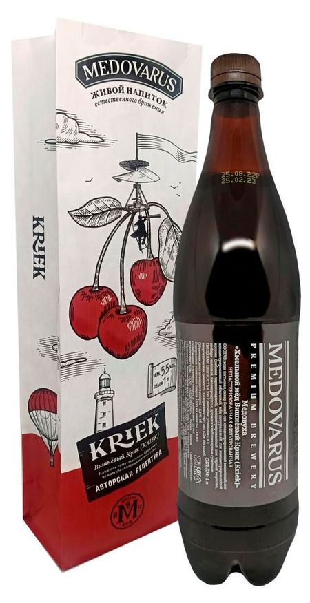 Медовуха Medovarus Вишневый Крик 5,5%, 1 л ив готье владимир высоцкий крик в русском небе