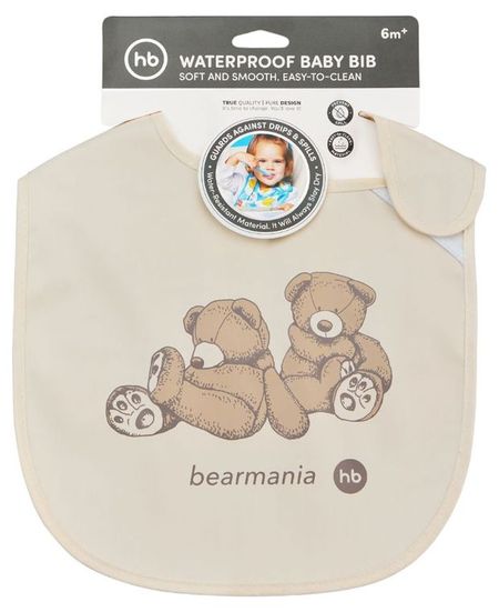 Нагрудный фартук Happy Baby на липучке, 1 шт