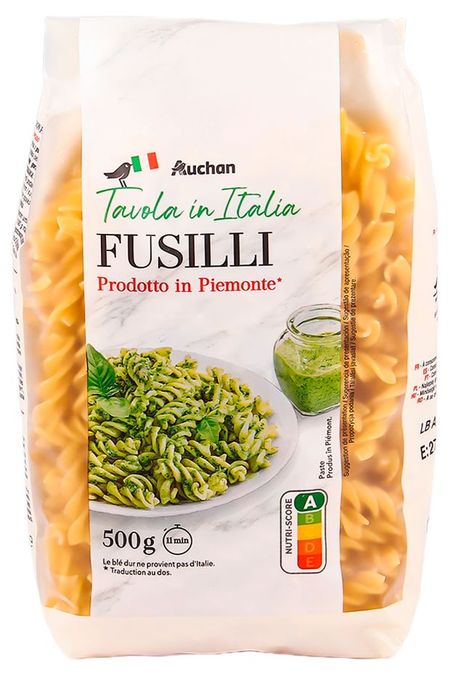 Макаронные изделия АШАН Красная птица спиральки, 500 г