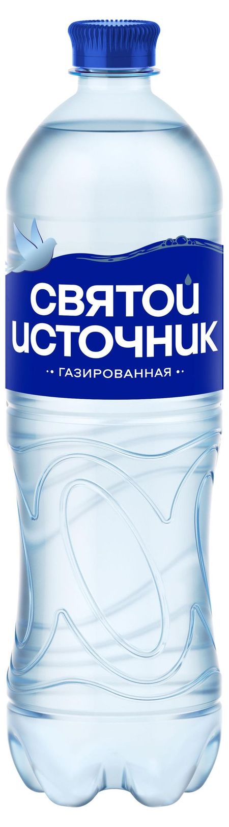 Вода питьевая Святой Источник газированная, 1 л