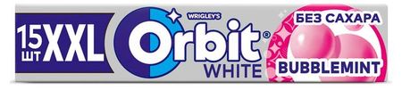 Резинка жевательная Orbit XXL Бабблминт без сахара, 20,4 г