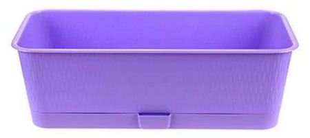 Ящик балконный Прованс лаванда, 38х17х13 см