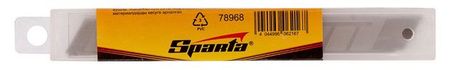 Лезвия 10 штук Sparta, 9 мм
