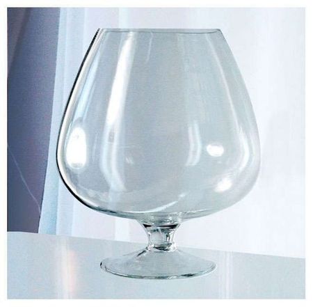 Ваза-бокал ЭВИС Бренди 16л стеклянная прозрачная 33x39 см турецкие глаголы настоящее время yor