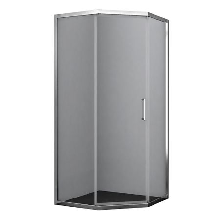 Душевой уголок WasserKraft Naab хром 90х90х200 см квадрат стекло прозрачное 8 мм (86S11)
