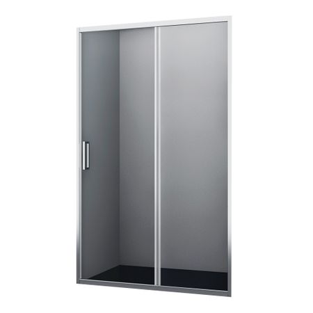 Душевая дверь WasserKraft Main стекло прозрачное 120х200 см профиль хром 6 мм раздвижная (41S05)