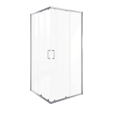 Душевой уголок Good Door Lite CR-90-C-CH хром 90х90х190 см квадрат стекло прозрачное 5 мм (ЛТ00005)