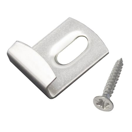 Клипса стартовая монтажная Осфикс для шовного монтажа доски ДПК Greenwerk с саморезом нержавеющая сталь (10 шт.)