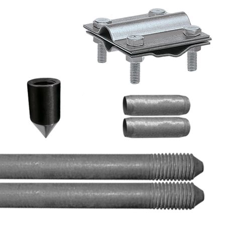 Заземлитель вертикальный 1500х16 мм Ezetek (2 шт.) (90138)