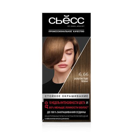 Краска для волос СЬЁСС Стойкая профессиональная крем-краска для волос Color