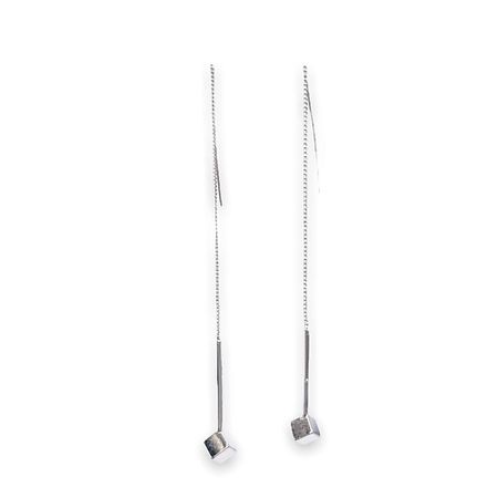 Серьги FOROSTINA.K Серьги-протяжки Куб