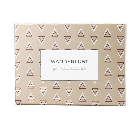 Набор аксессуаров ЛЭТУАЛЬ WANDERLUST Подарочный набор Saffiano Champagne Gold. Комплект: визитница + обложка на паспорт. комплект аксессуаров для робота пылесоса honor choice r2 r2 plus